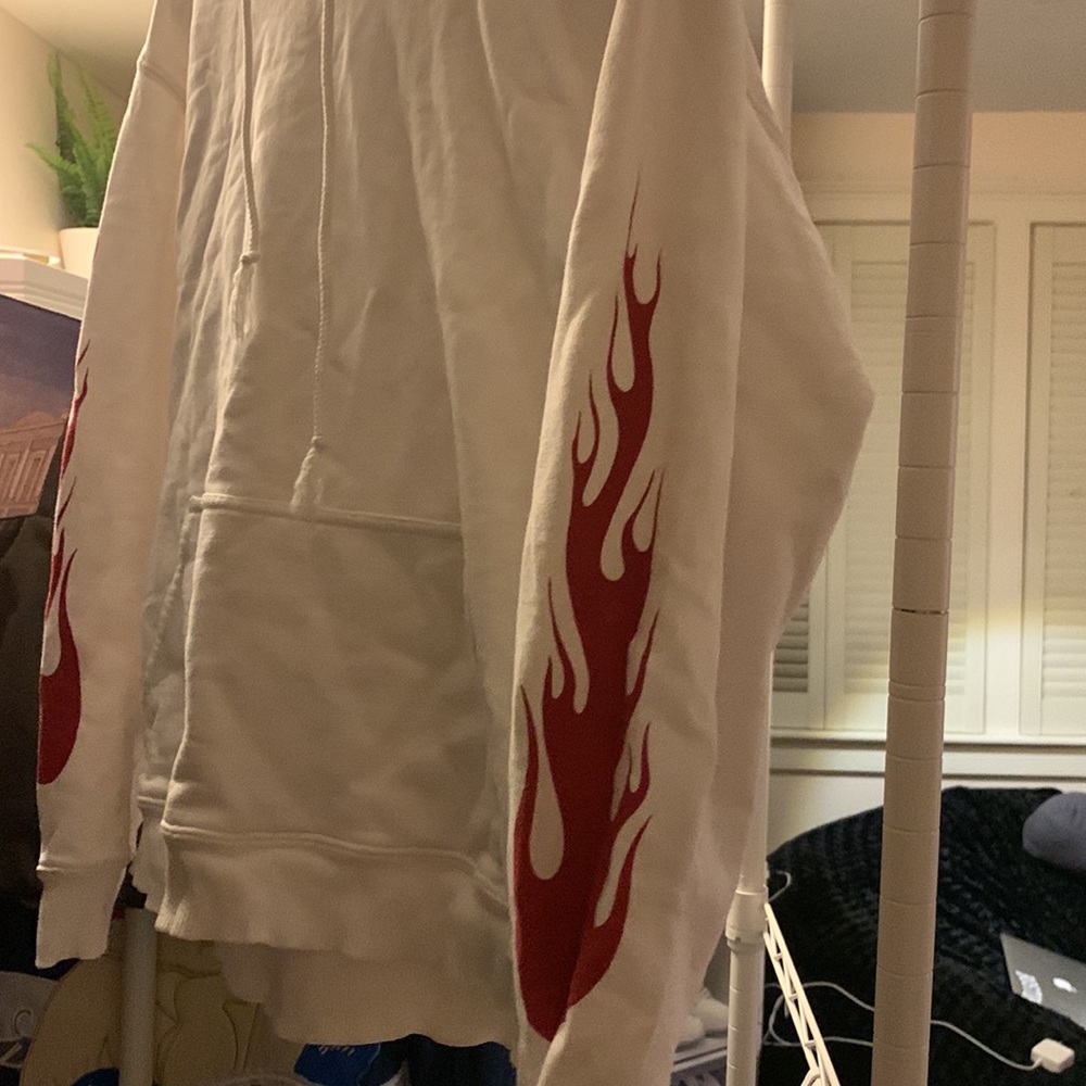 NWOT brandy melville rare flame hoodie